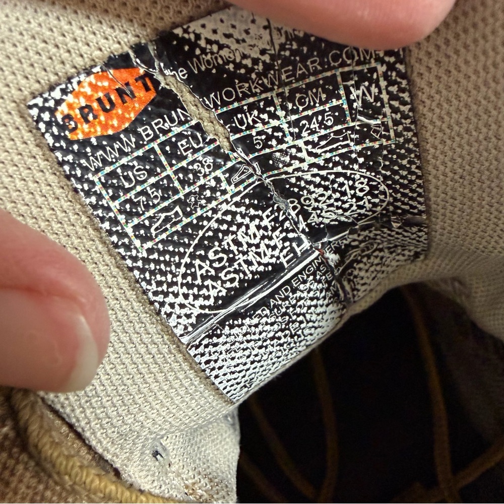 Womens Brunt Work Boots - Picture 4 of 5